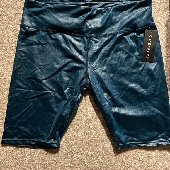 Blue colored BRAND NEW NW Biker Shorts - Picture 1 of 3